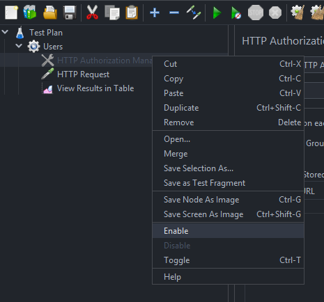 JMeter Toggle Element