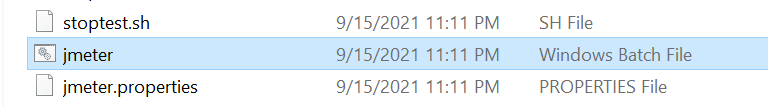 JMeter Windows Batch File Configuration