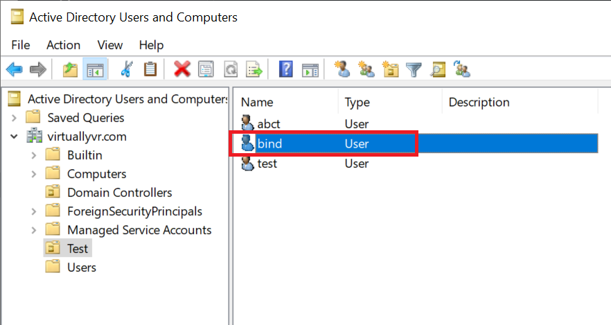 Active Directory User Accounts