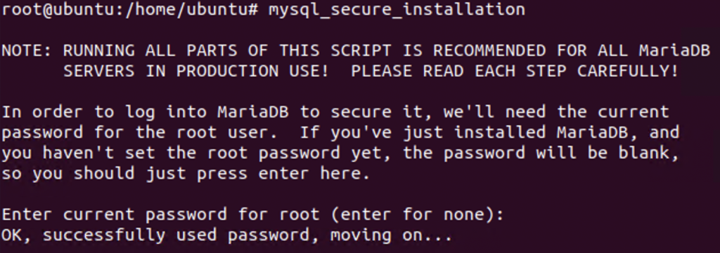 mysql_secure_installation