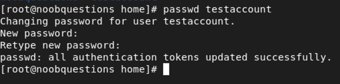 Linux Command - passwd