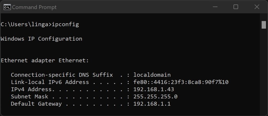 Check IP Address